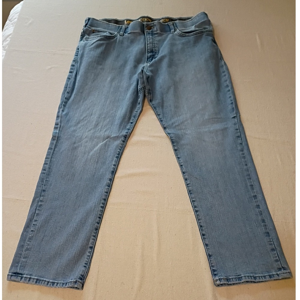 Lee Premium Select Motion Stretch Mens Jeans Light Wash 40x32 Denim Pants